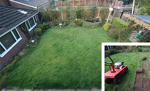 remove old turf top layer